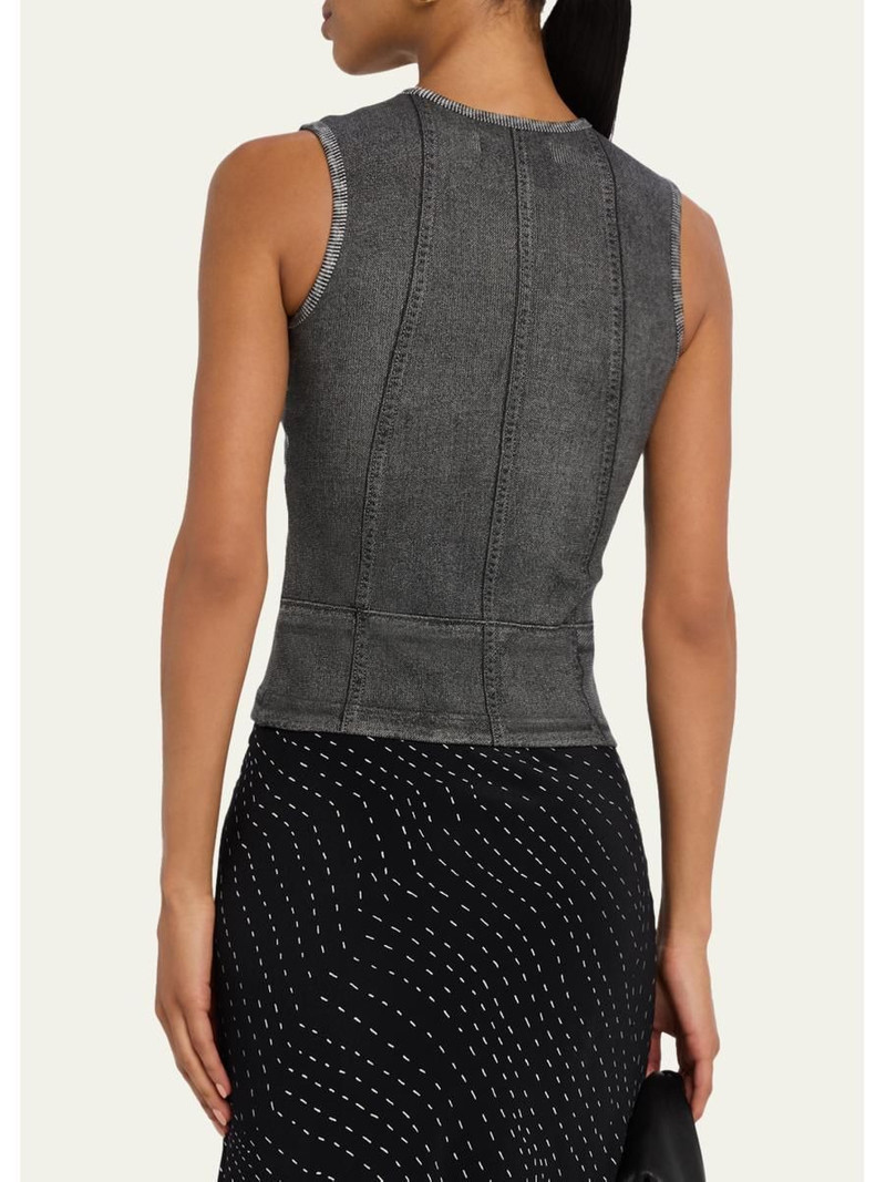 Miramar Ribbed Muscle Tank Top 3