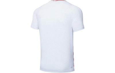 Li-Ning Li-Ning Graphic Badminton Competition T-shirt 'White Red' AAYT057-1 outlook
