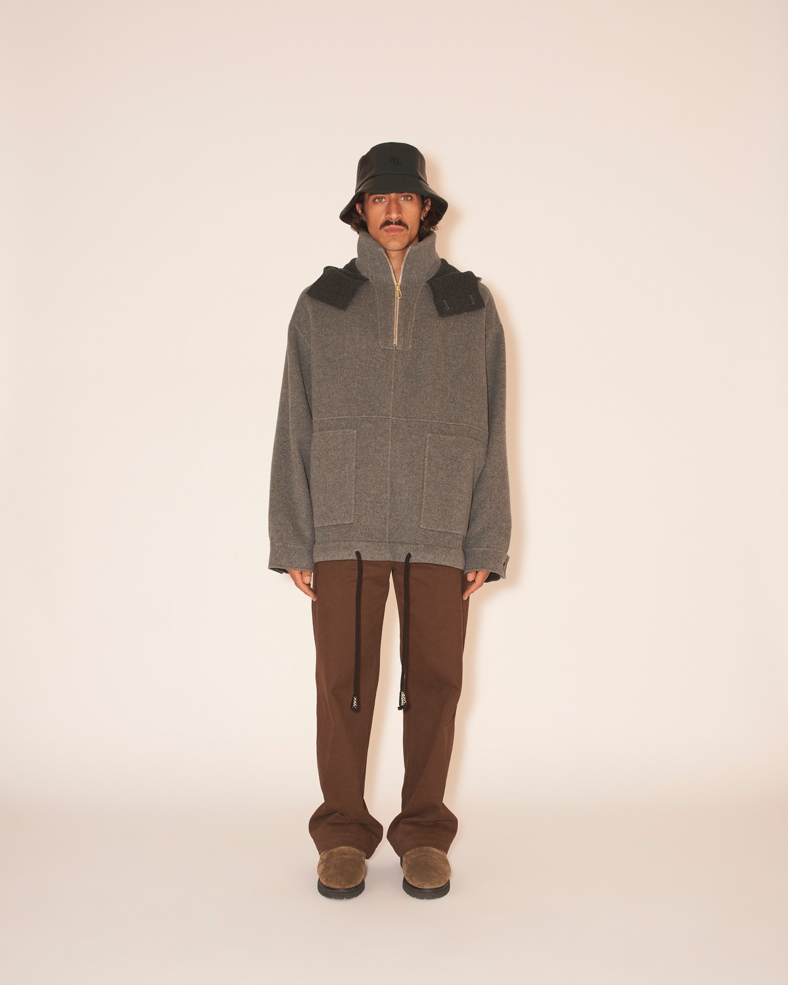 ALMOS - Hooded jacket - Grey/charcoal - 3