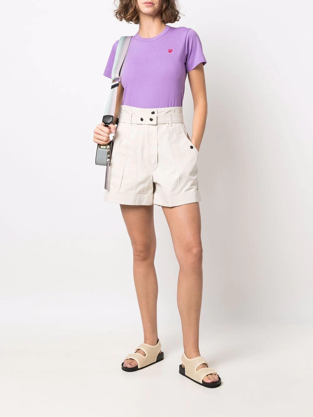 cotton embroidered-logo T-shirt - 2