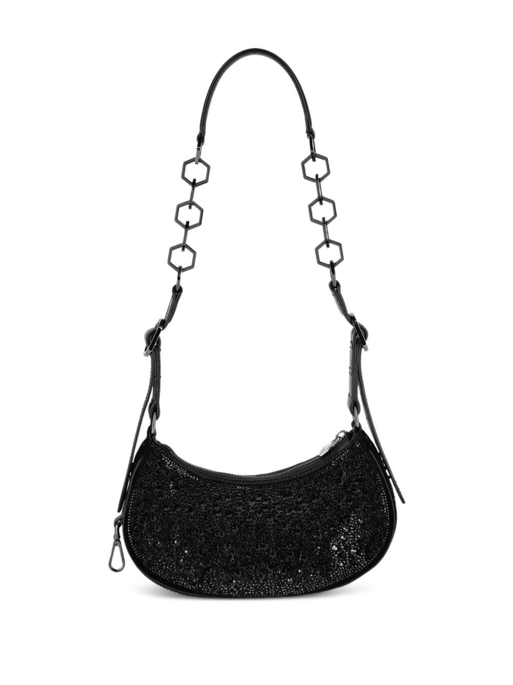 crystal-embellished shoulder bag - 2