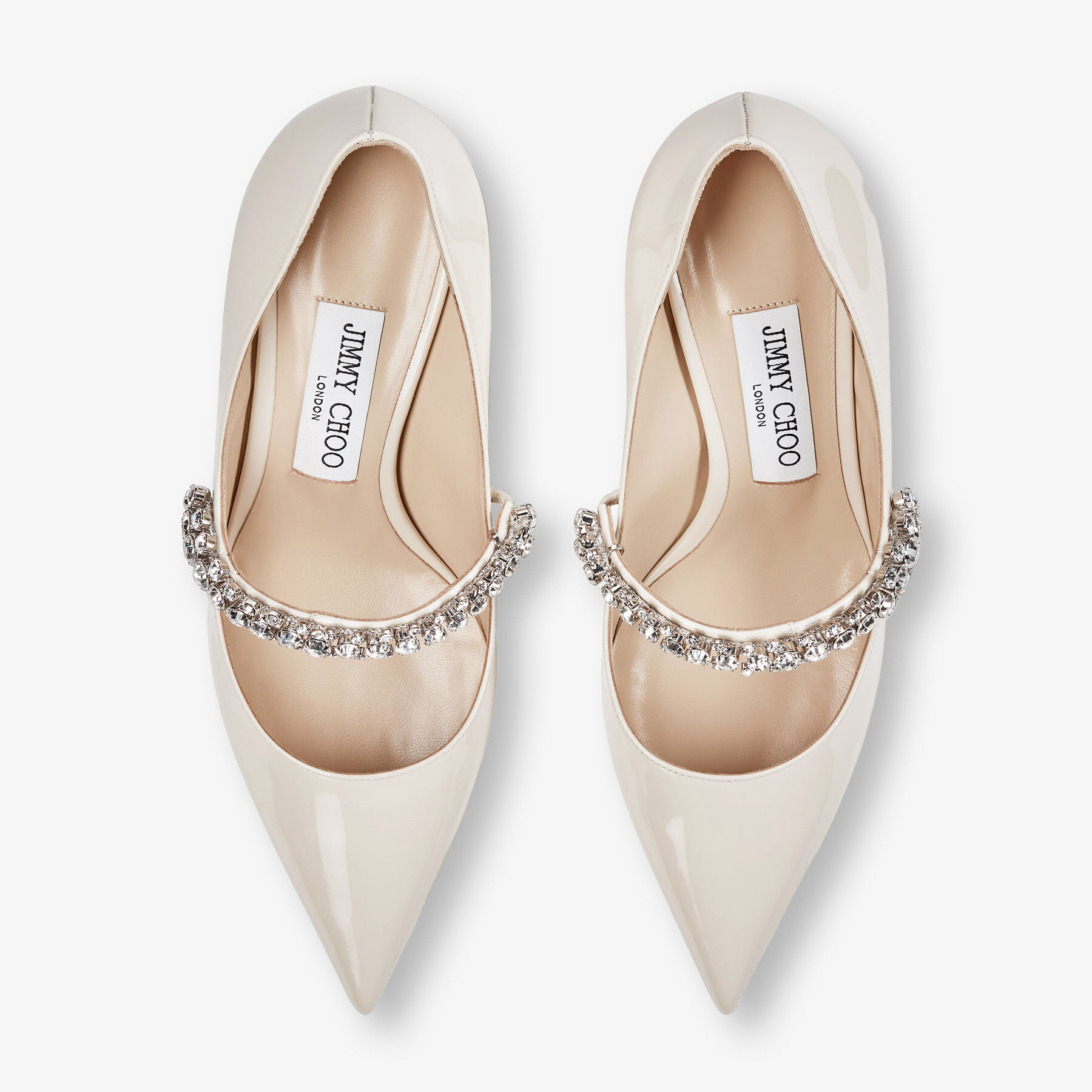 Bing Pump 65
Linen Patent Leather Pumps with Crystals - 5