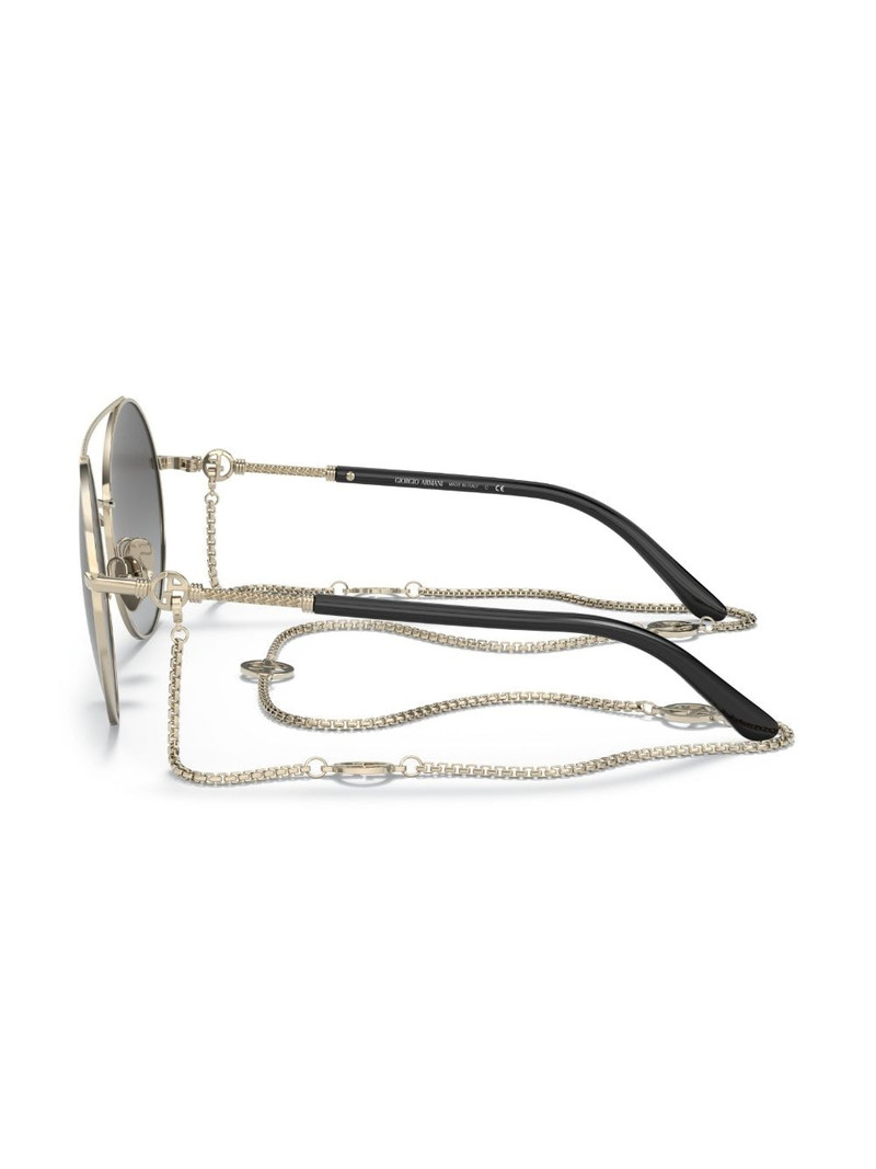 round-frame tinted sunglasses 3