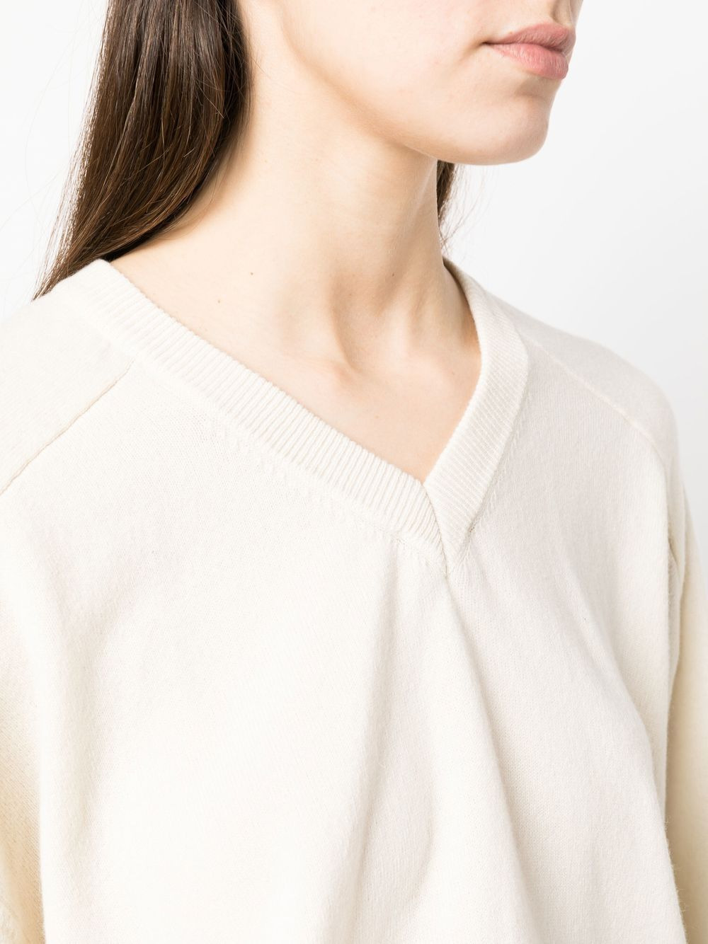 V-neck knitted jumper - 5