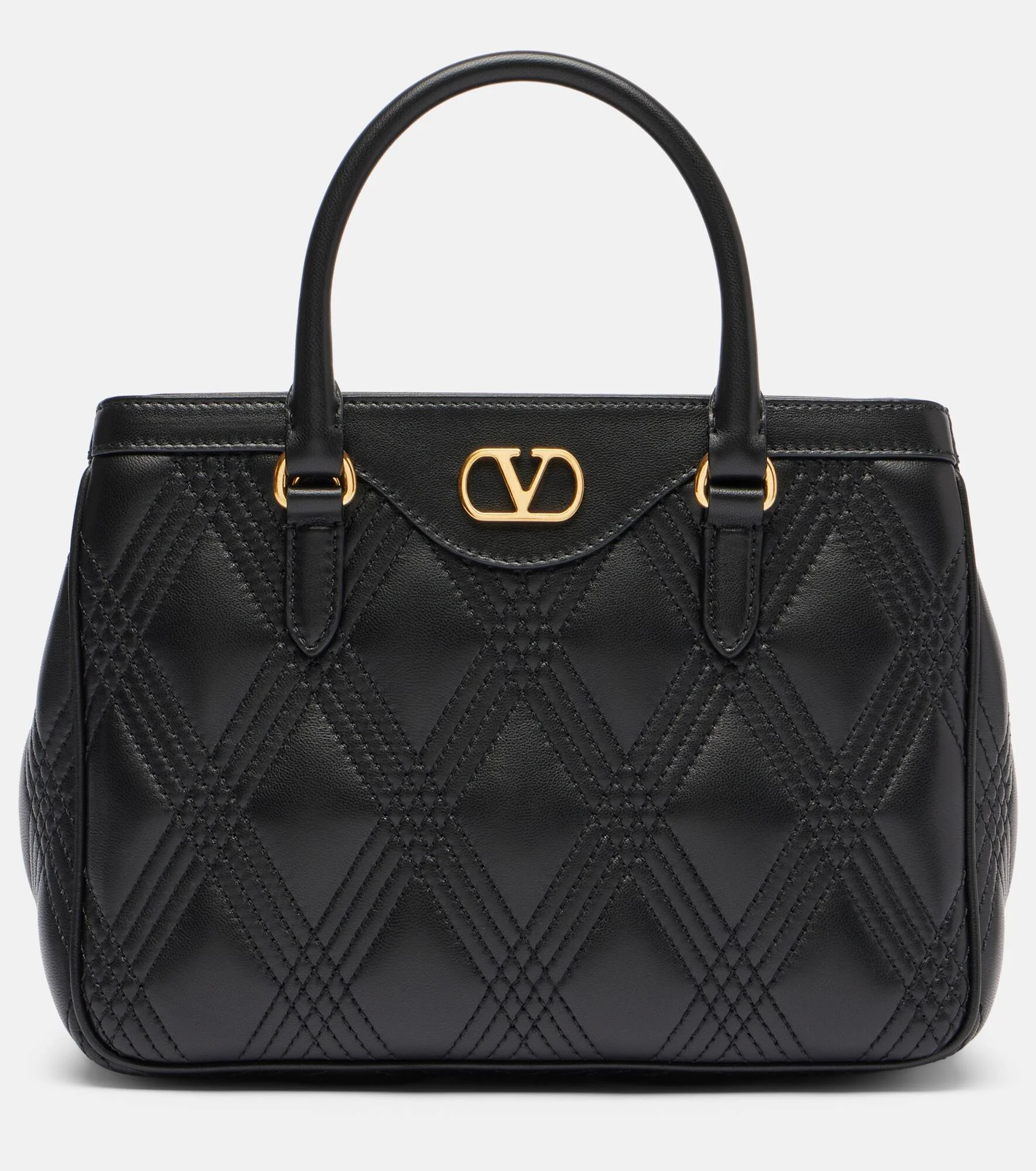 Quiltie 67 Small leather tote bag - 1