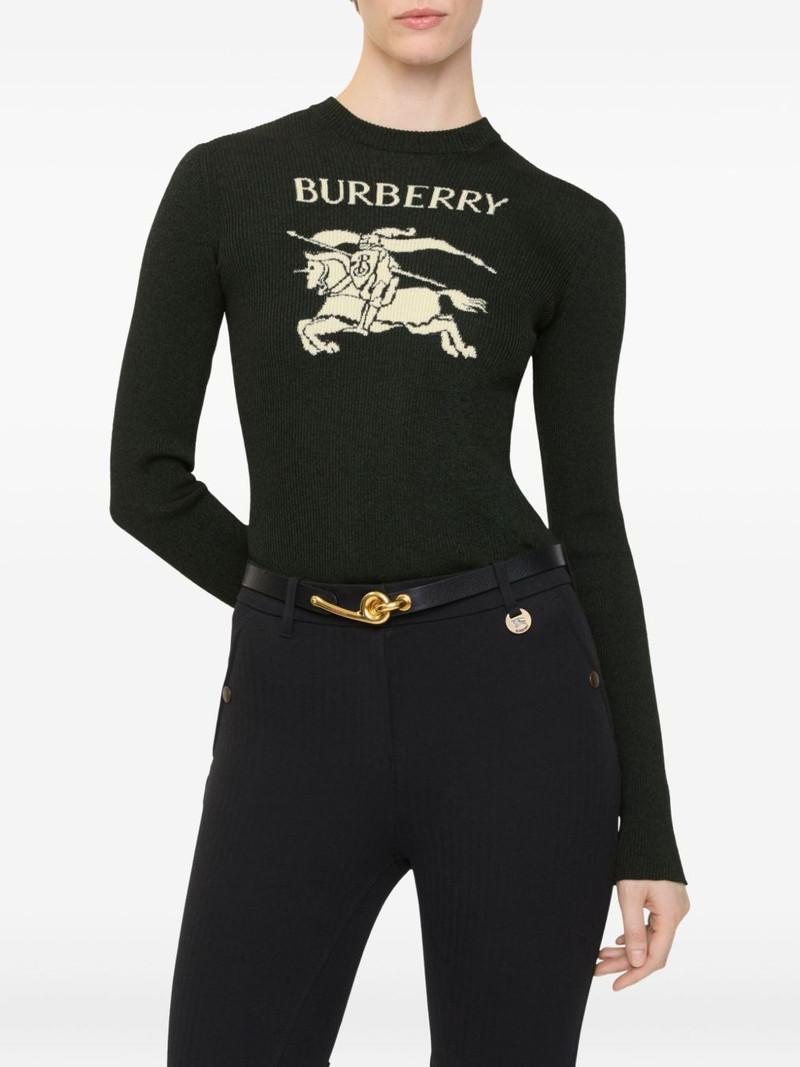 Burberry crew-neck sweater outlook