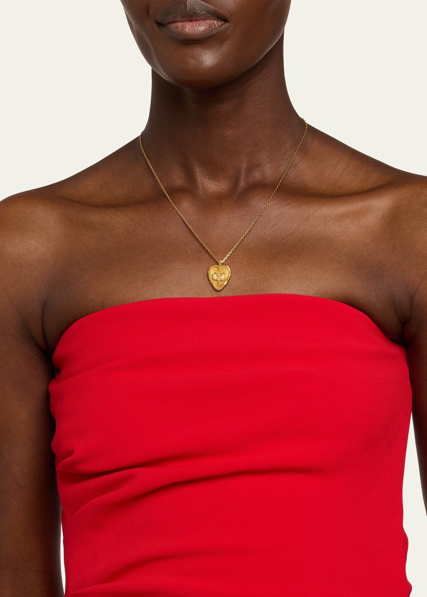 Fil Perdu Heart Pendant Necklace - 2