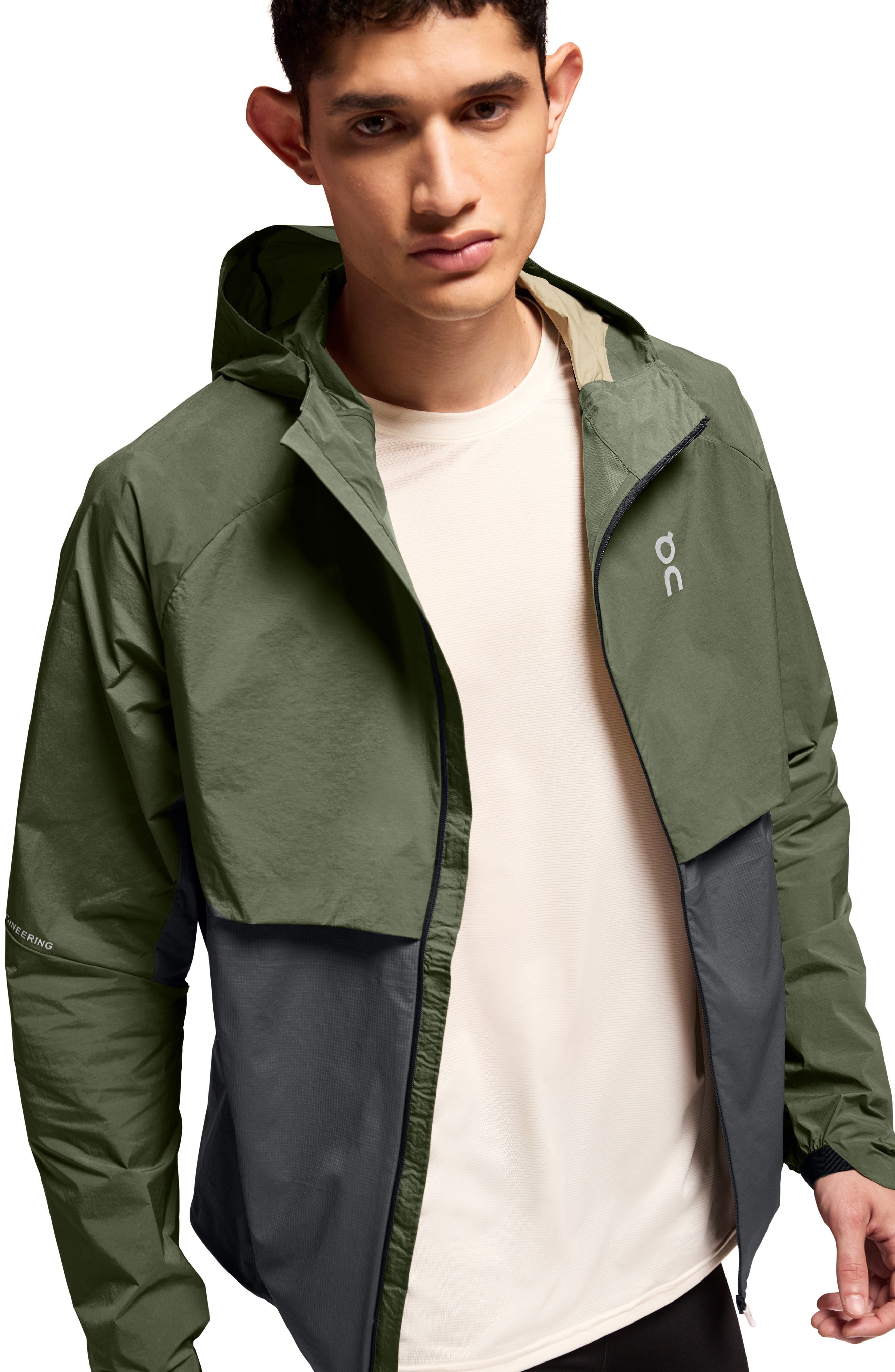 On Core Hooded Packable Running Jacket in Taiga/Eclipse at Nordstrom - 7