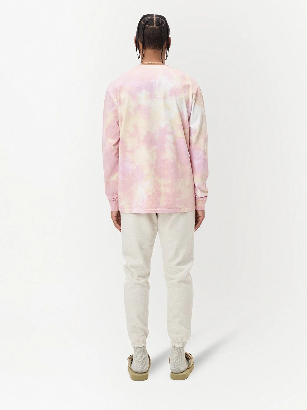 tie-dye crew neck sweatshirt - 4
