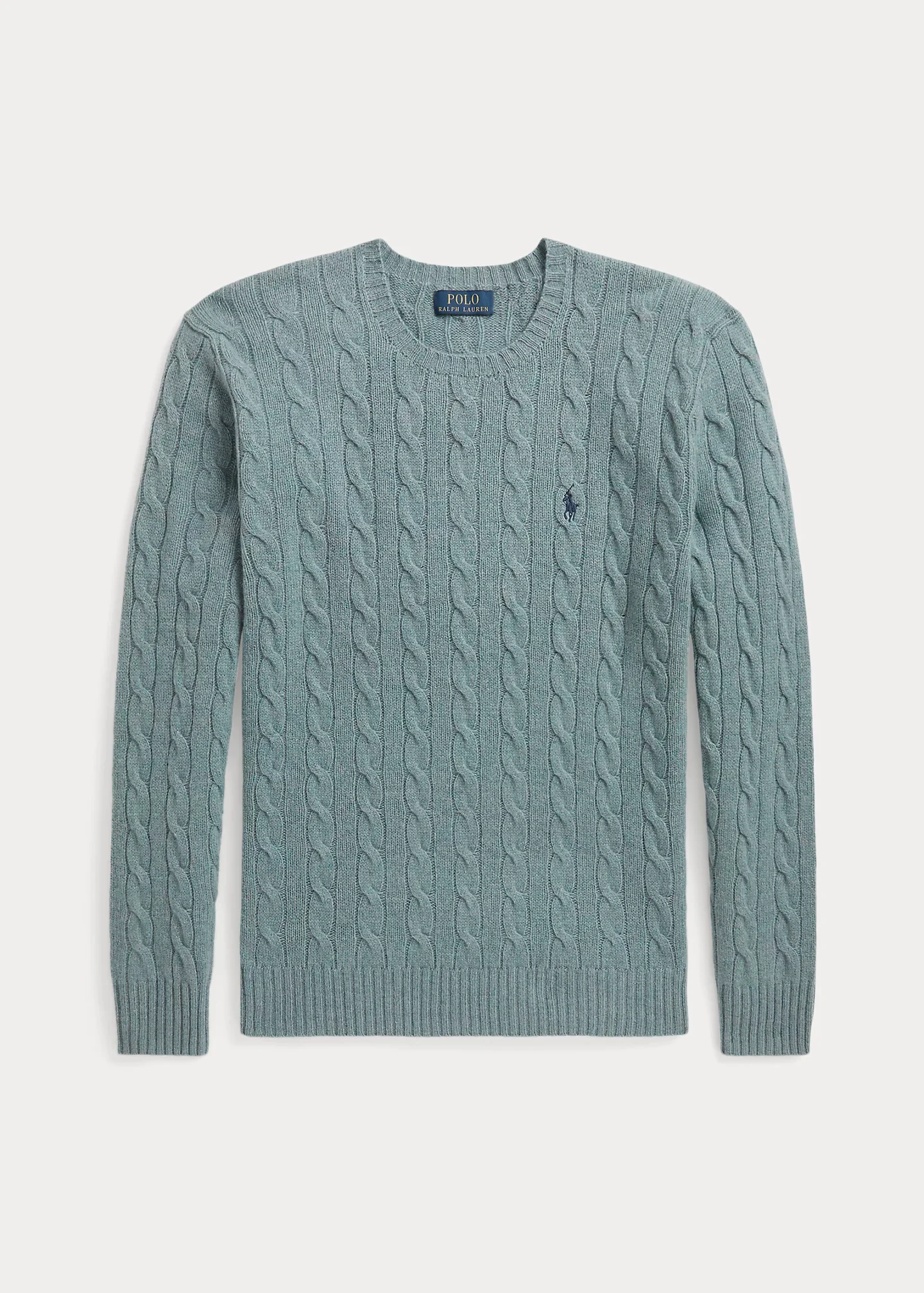 Cable-Knit Wool-Cashmere Sweater - 1