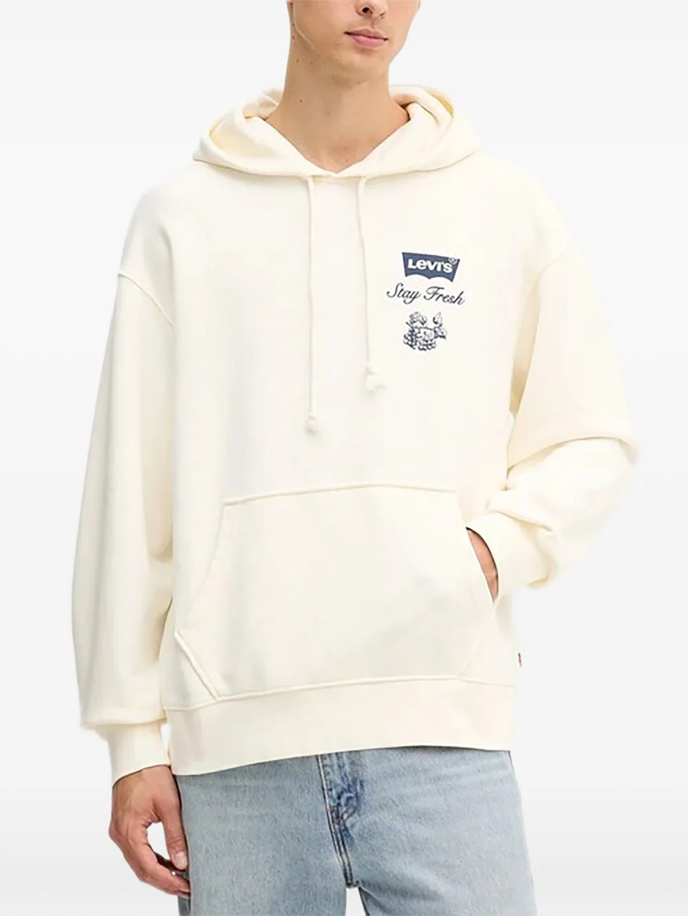 logo-print hoodie - 1