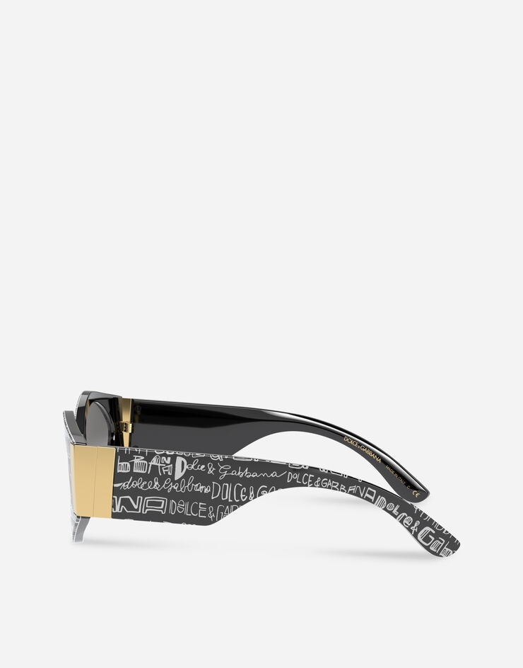 Modern print graffiti sunglasses - 3