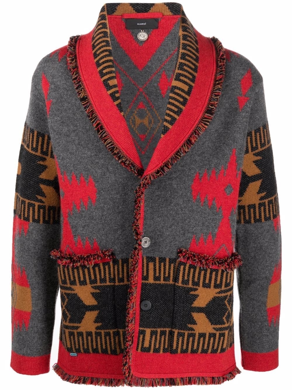 Icon jacquard cardigan - 1