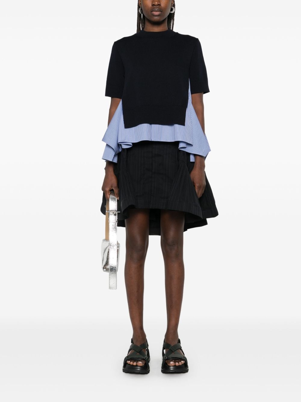flared T-shirt - 2