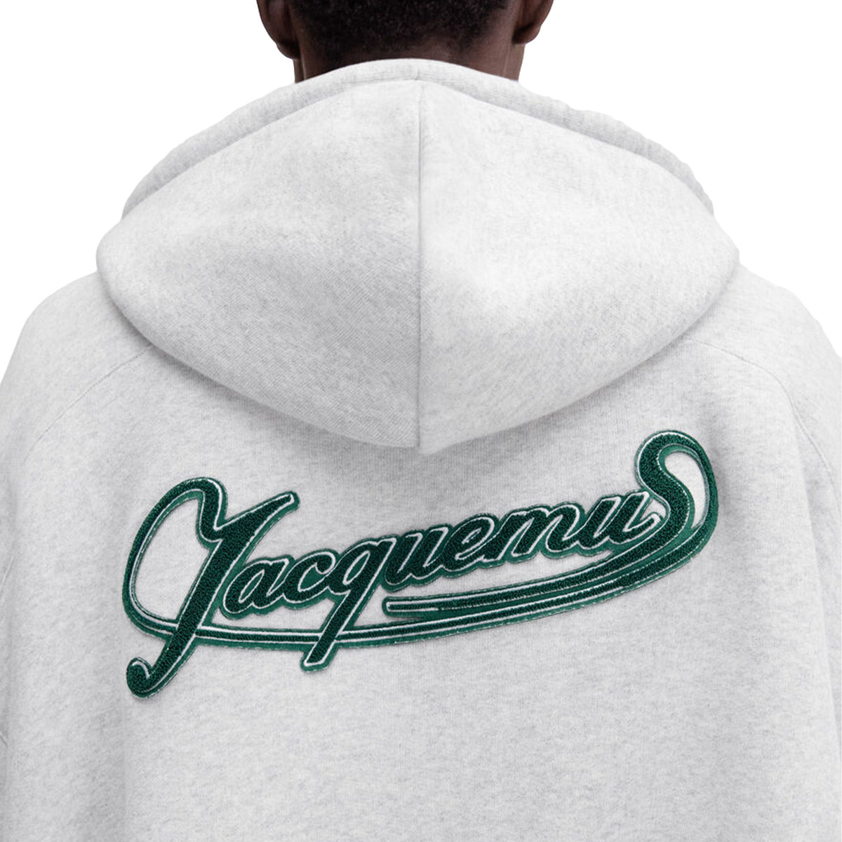 CLUB LOGO ZIPPED HOODIE (ATHLETIC CLUB GREY) - 2