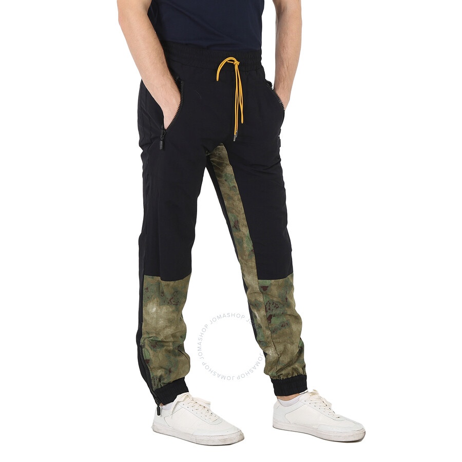 Rhude Black / Camo Nylon Jogger Pants - 5