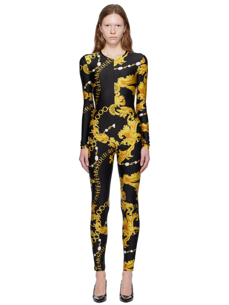 Black Chain Couture Jumpsuit 1