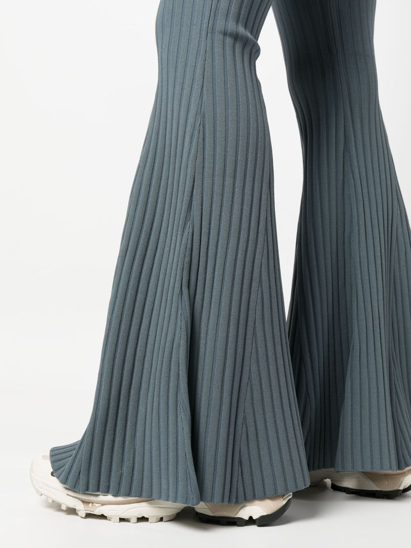Jaya ribbed flared trousers 5