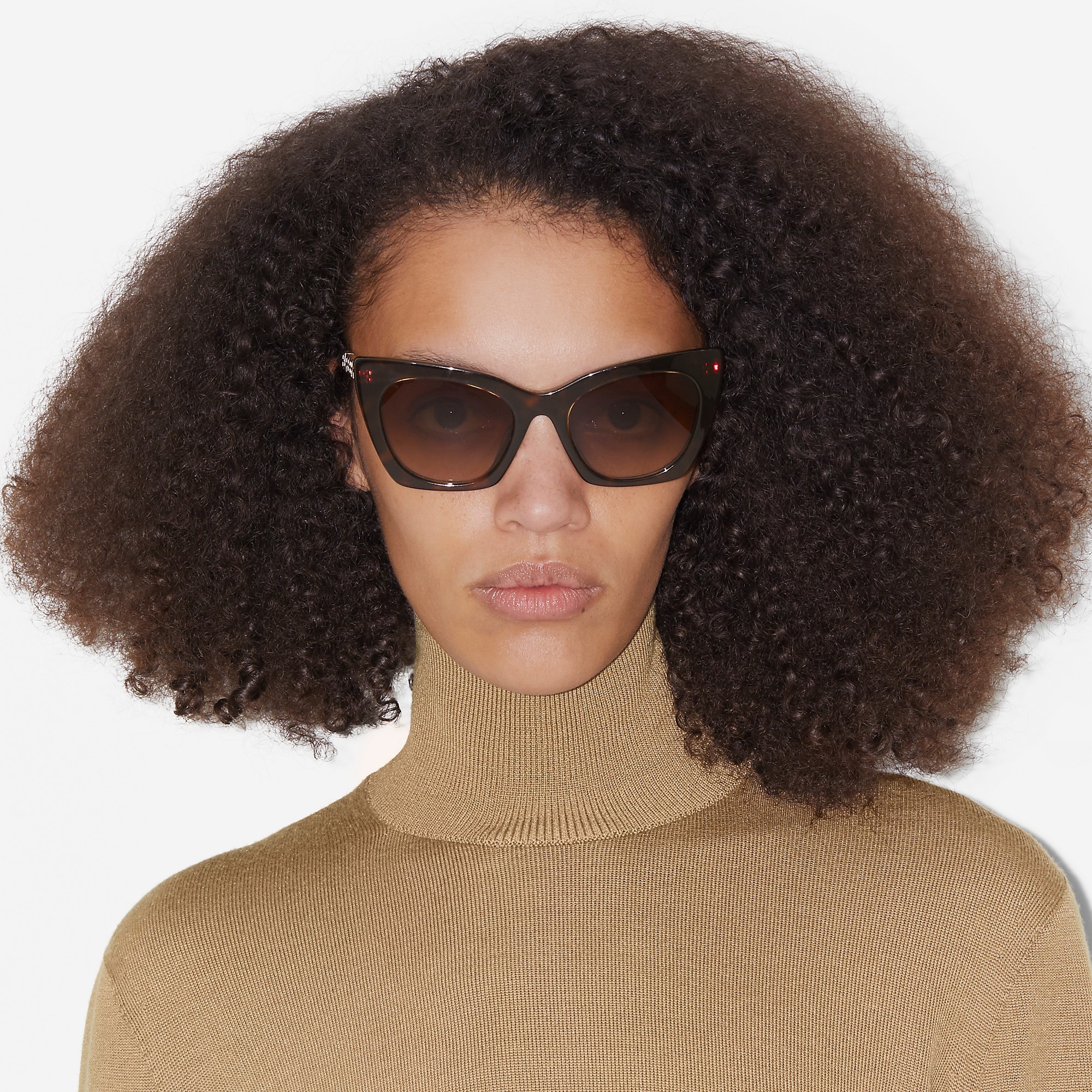 Logo Detail Cat-eye Frame Sunglasses - 4