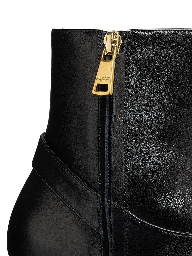 Women's Anthem 95MM Leather Ankle Boots - Black 6