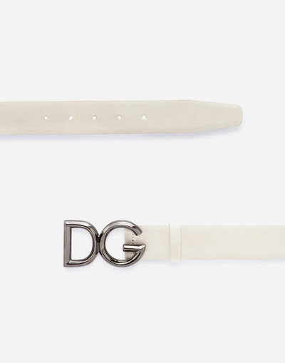 Dolce & Gabbana Cowhide belt with DG logo outlook