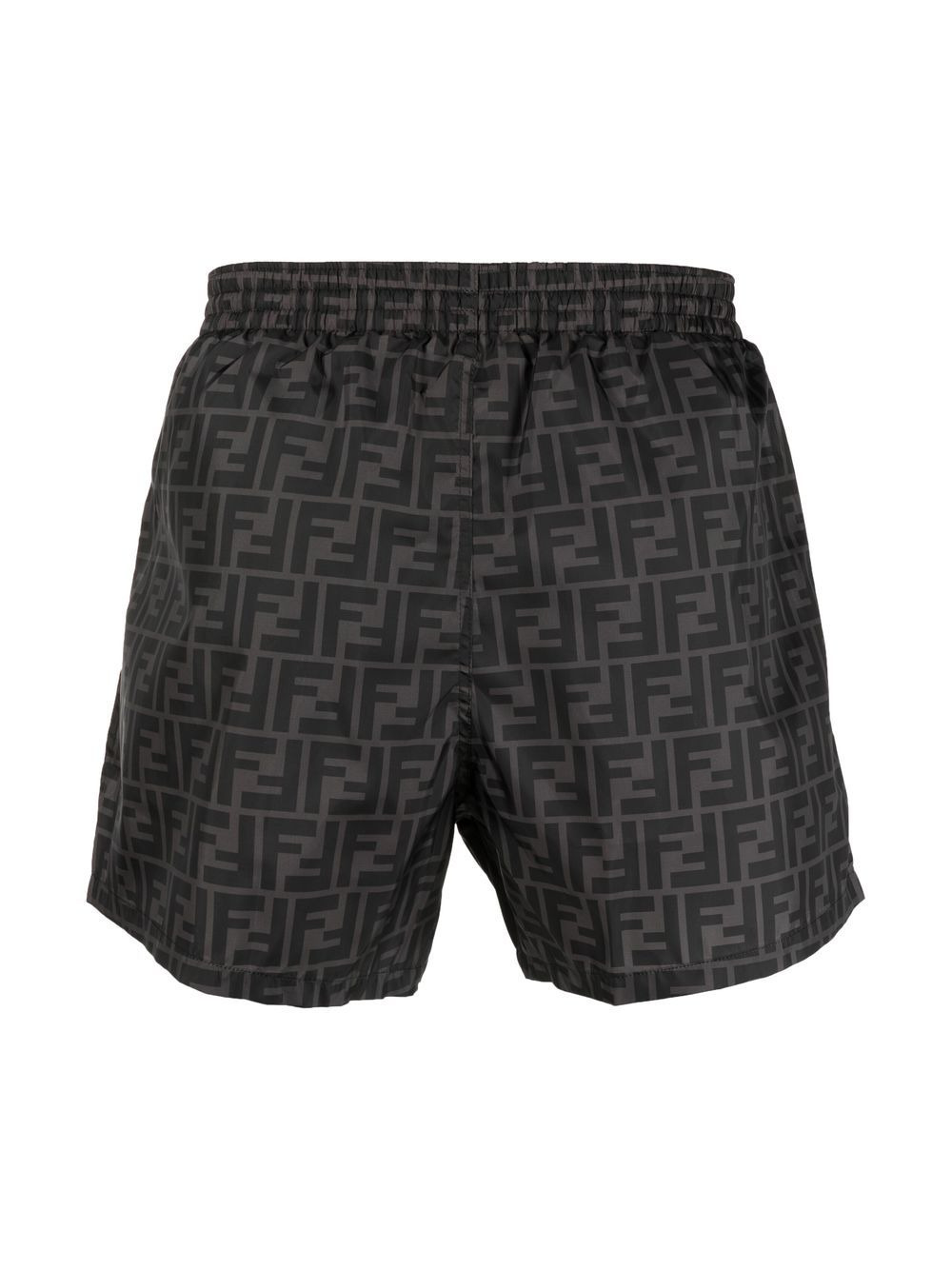 FF-logo print swim shorts - 2