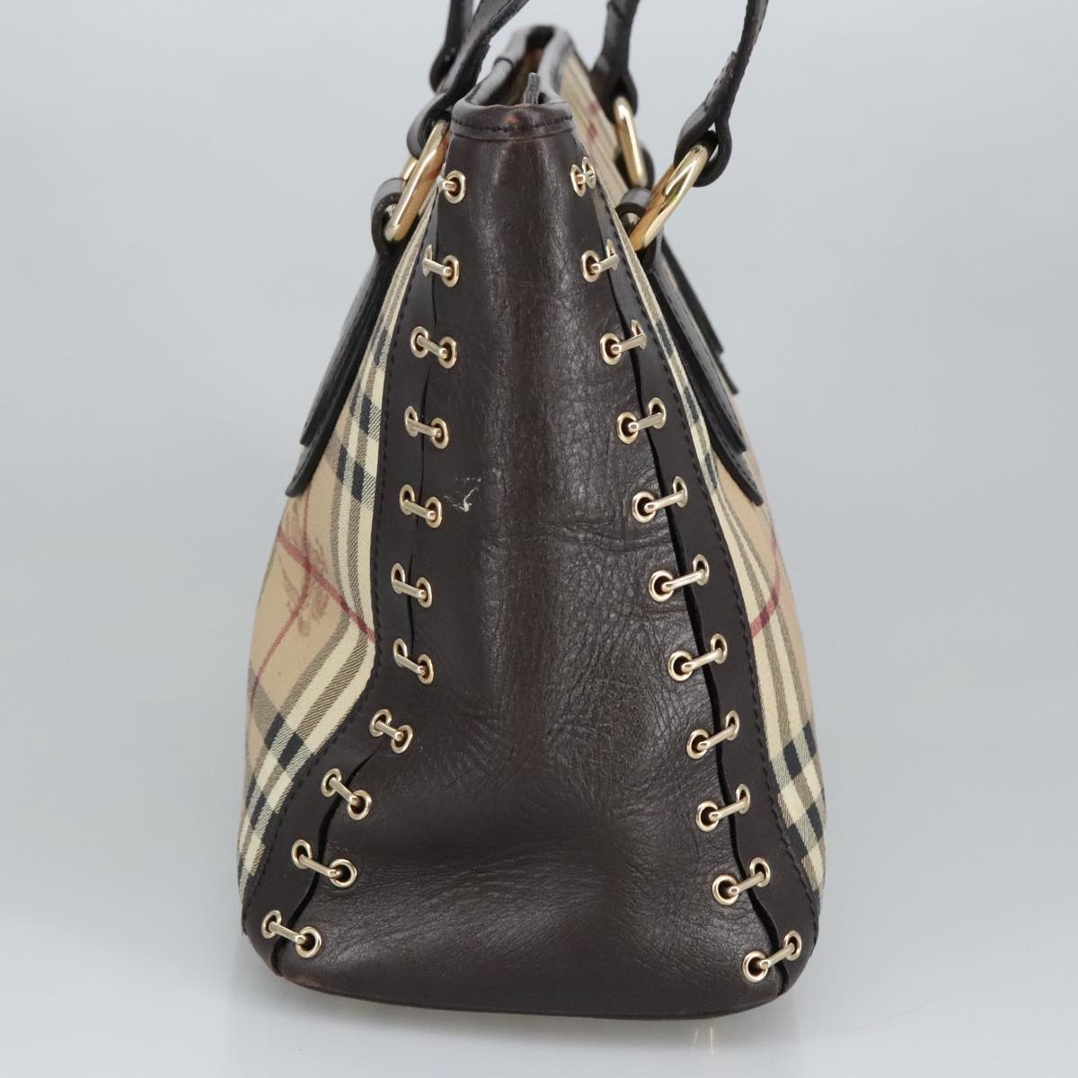 Burberry Nova Check Shoulder Bag Pvc Beige - 5