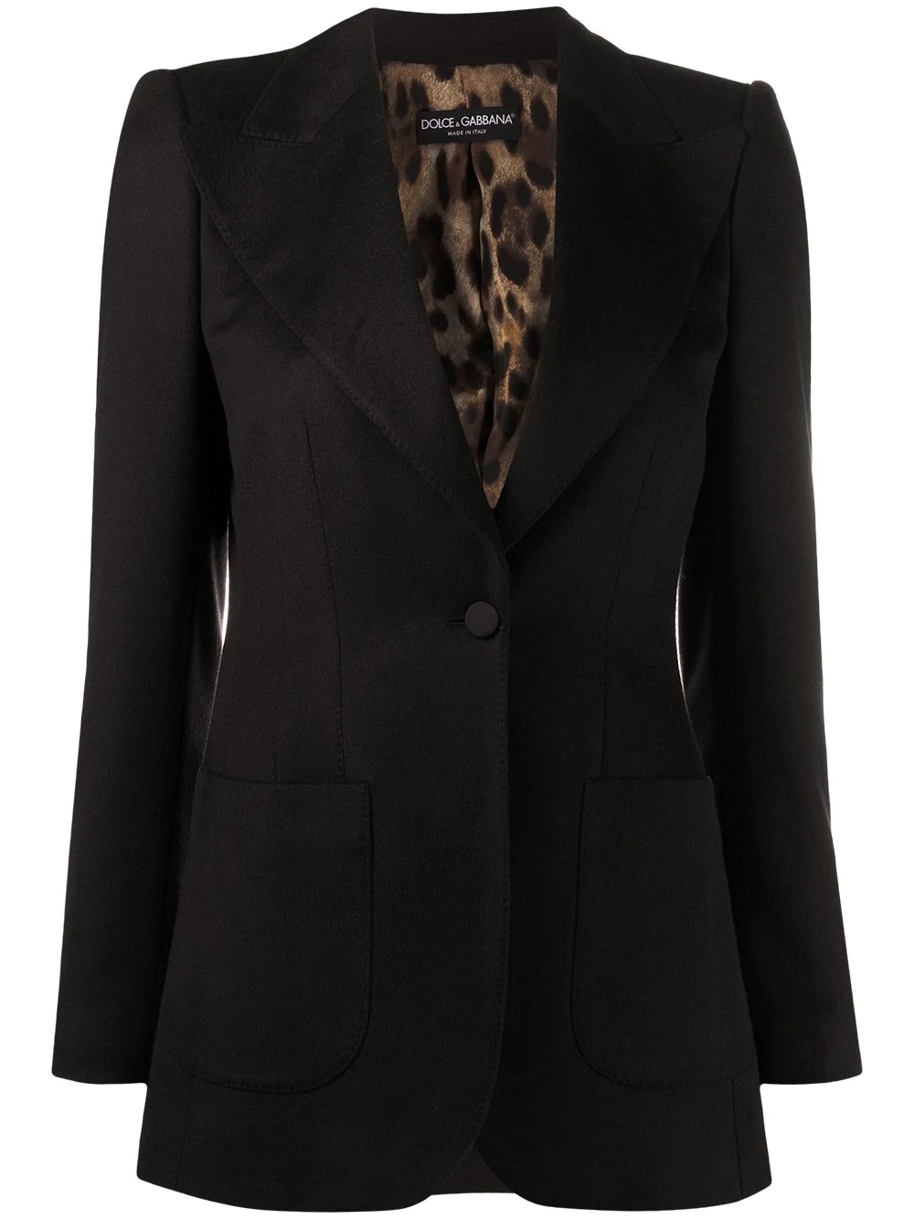 wide lapel blazer jacket - 1