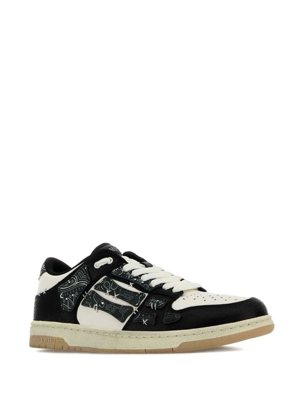 contrast panel low-top sneakers - 2