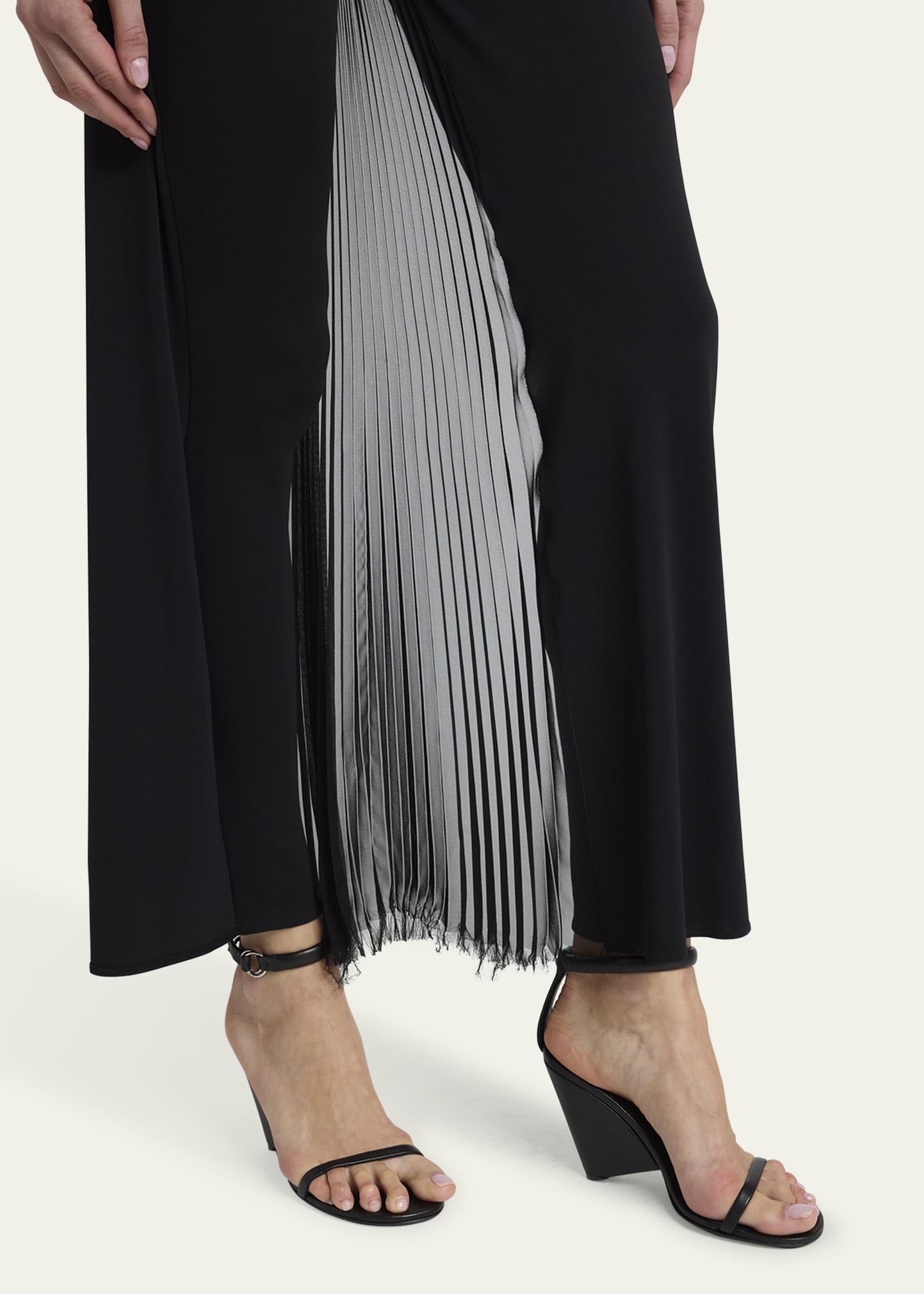Infinity Pleats Jersey Pants - 5