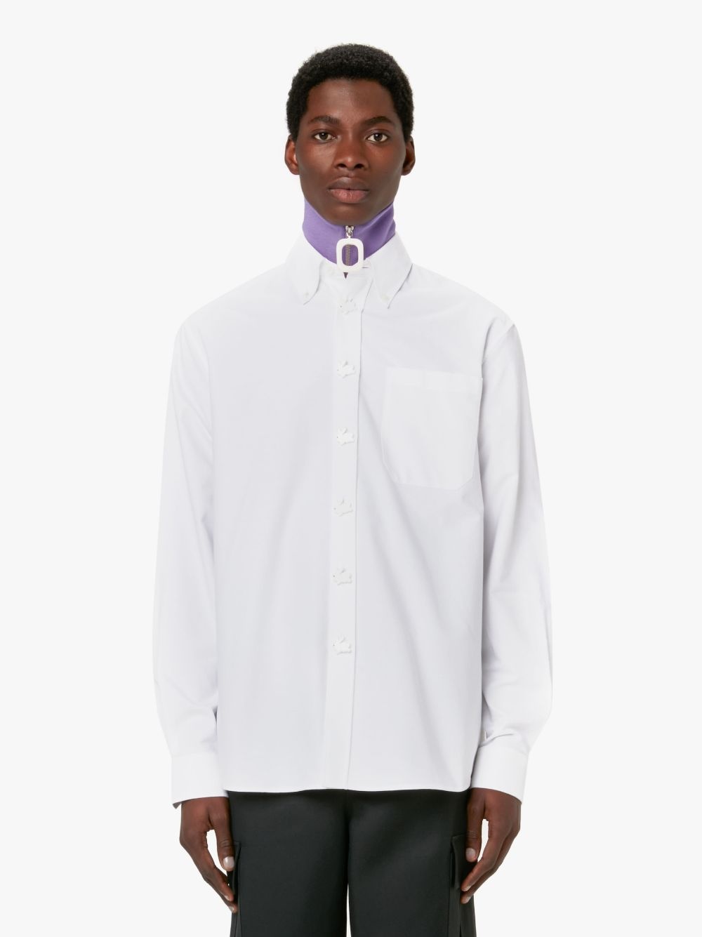 JW Anderson BUNNY BUTTON SHIRT | REVERSIBLE