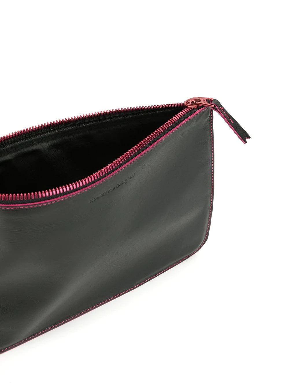 contrast-trim leather wallet - 3