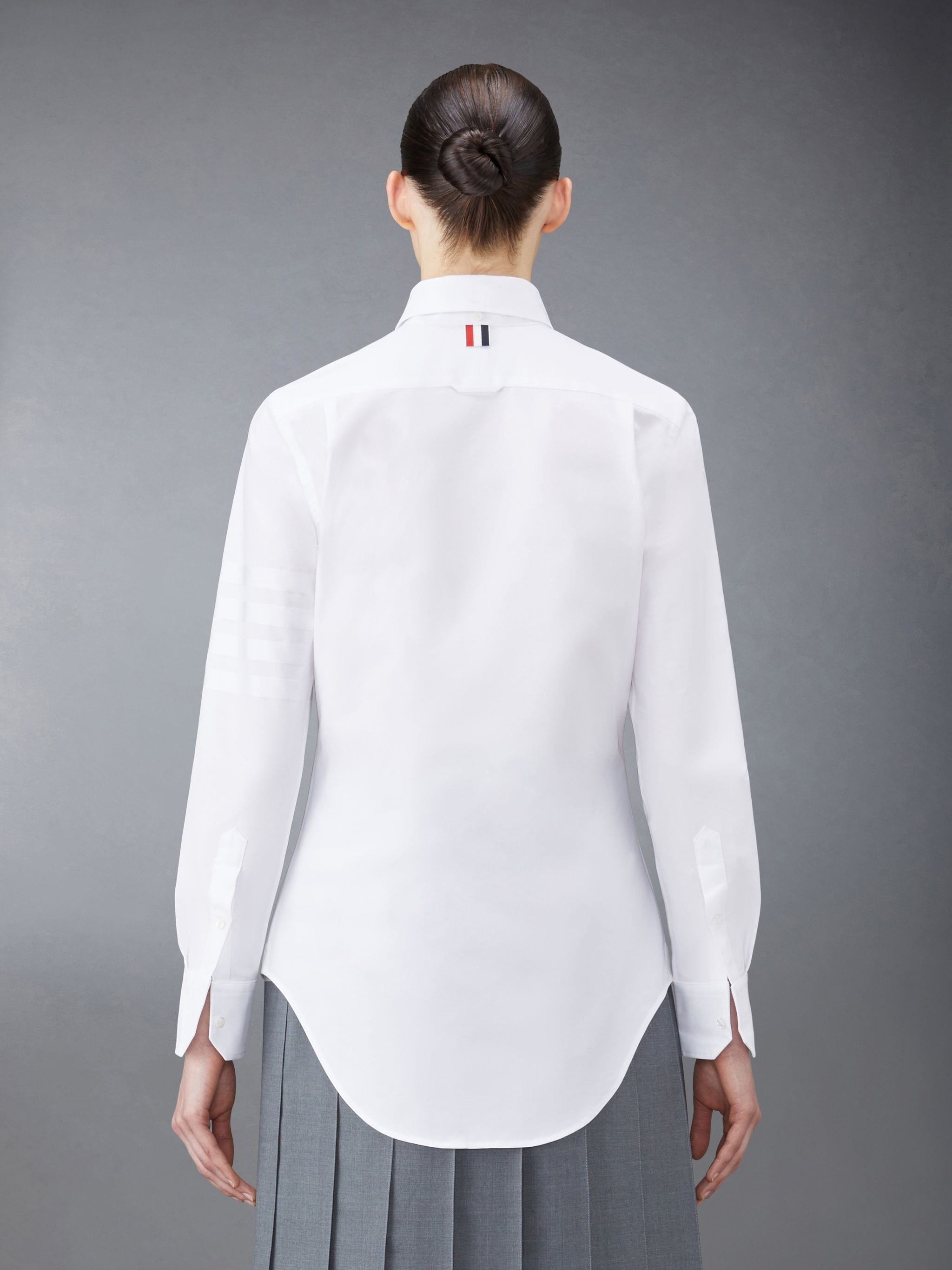 long-sleeve button-fastening shirt - 3