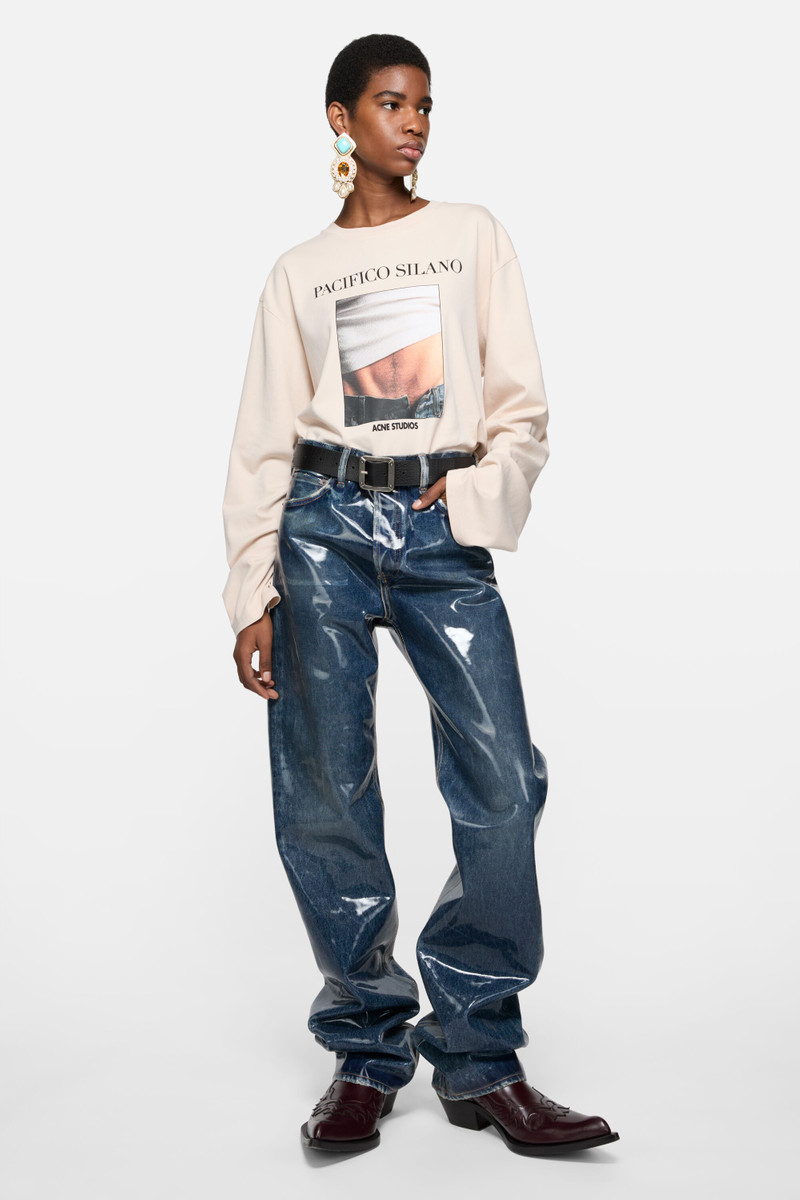 Acne Studios Graphic t-shirt - Warm beige outlook