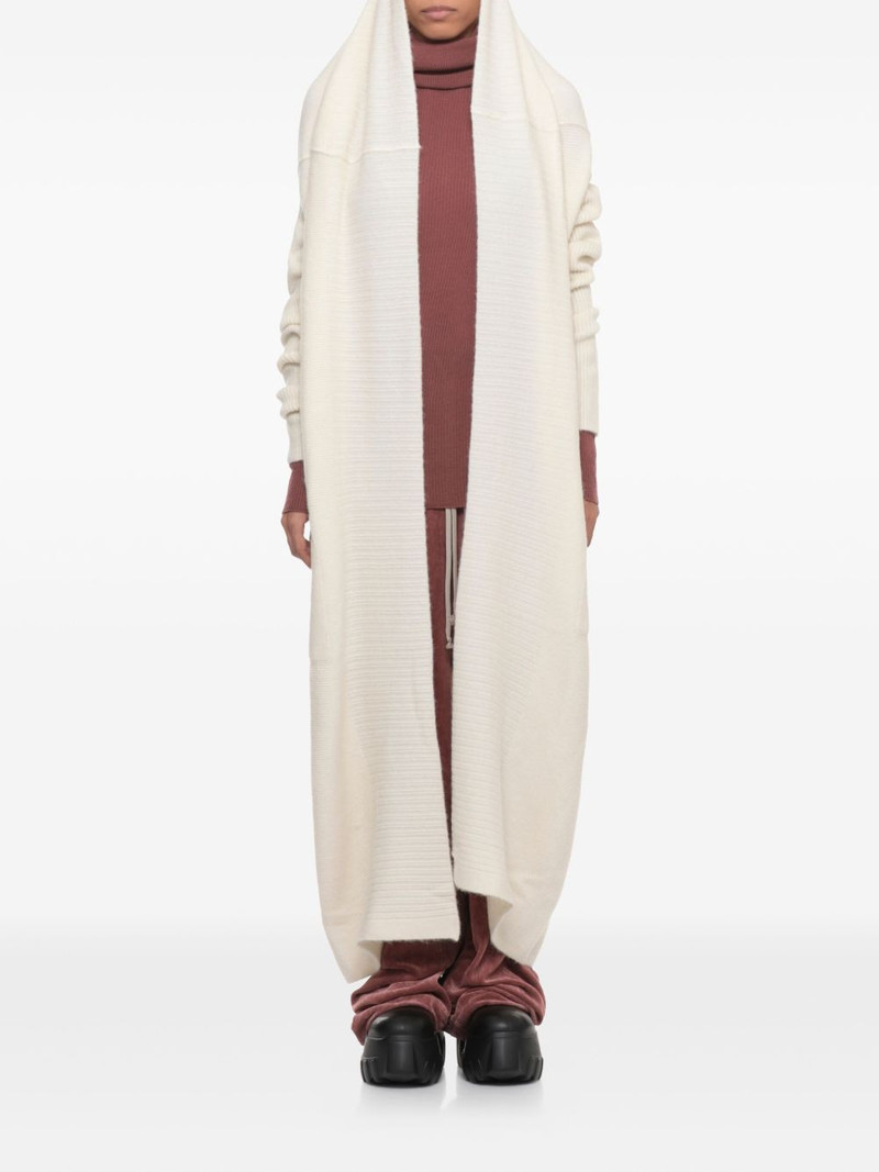 Rick Owens drawstring velvet trousers outlook