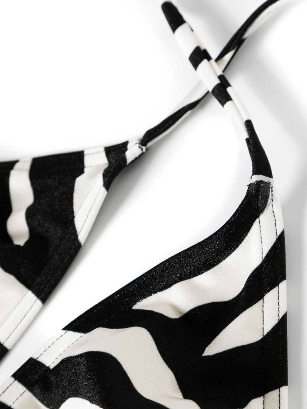 zebra-print bikini - 3
