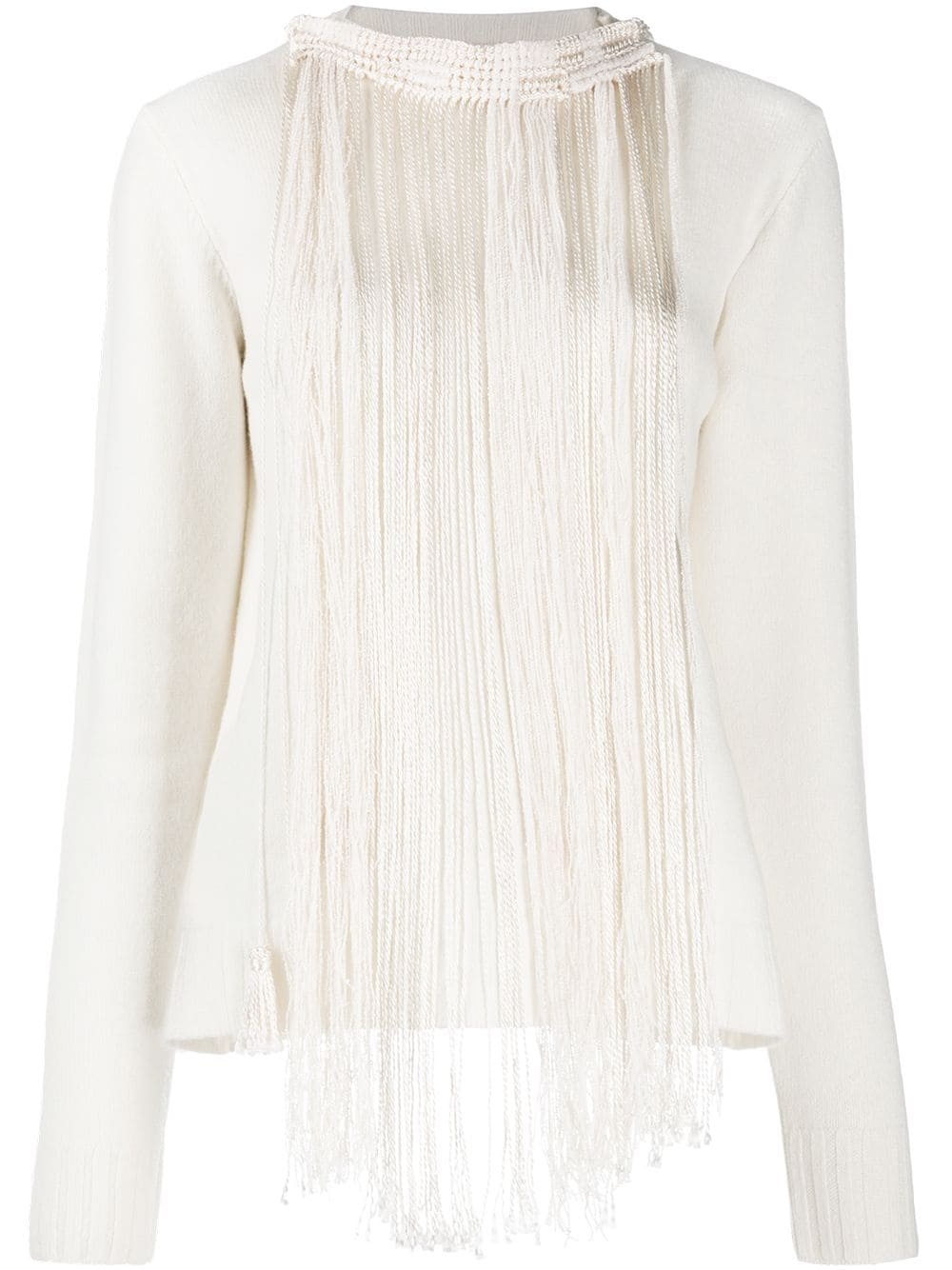 fringed tassel jumper - 1