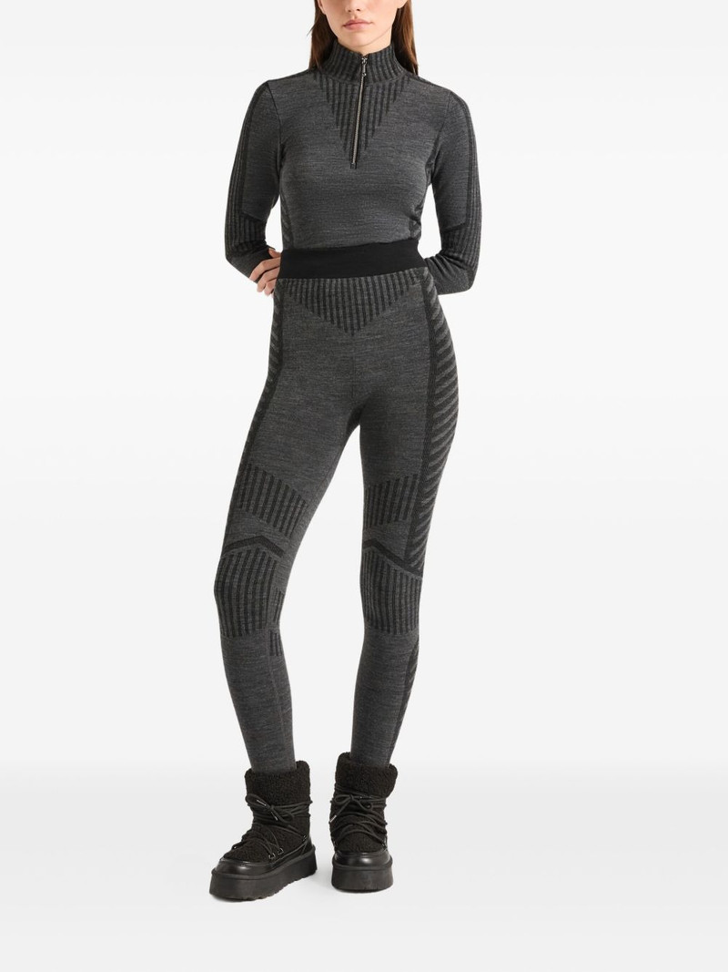 Fusalp Seamela bicolour knitted leggings outlook