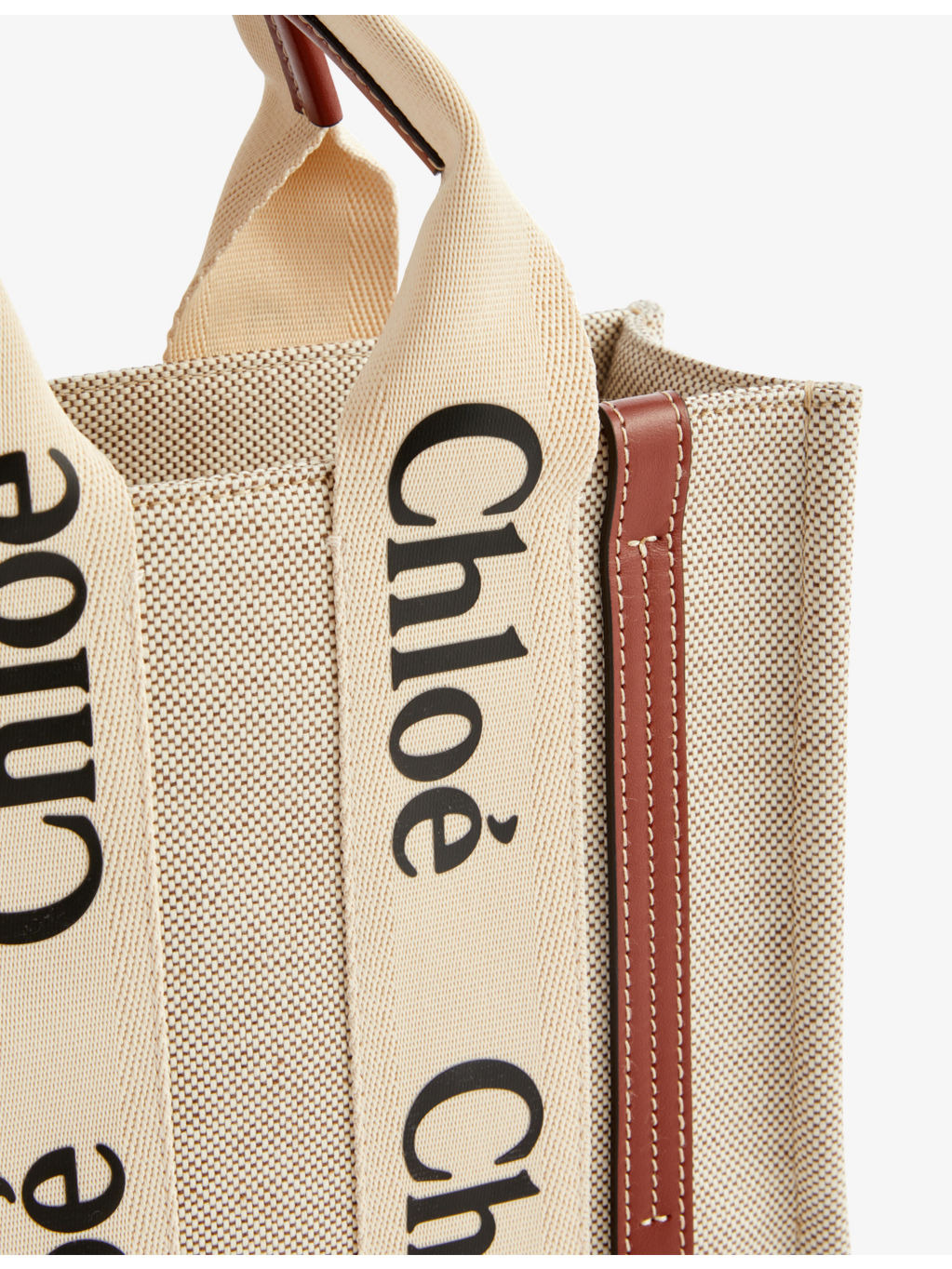 Woody small linen cross-body bag - 5
