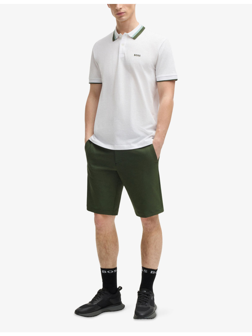 Branded Short-Sleeve Cotton Polo Shirt - 2