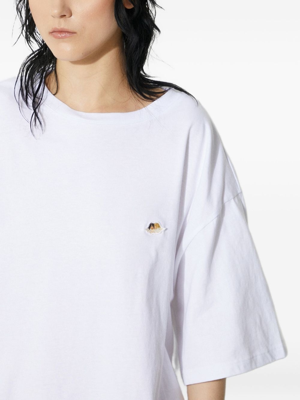 embroidered short-sleeve T-shirt - 5