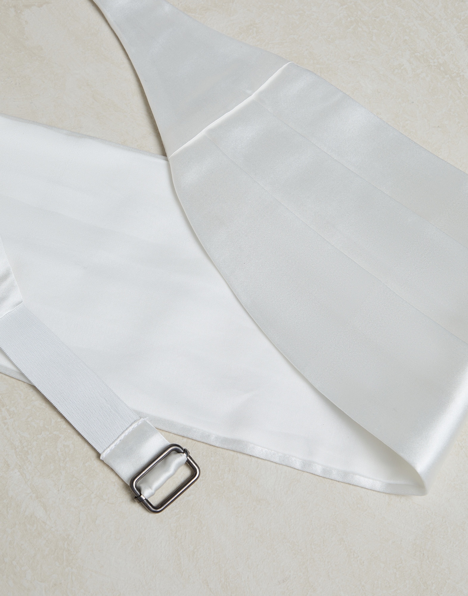 Cotton and silk satin cummerbund - 2