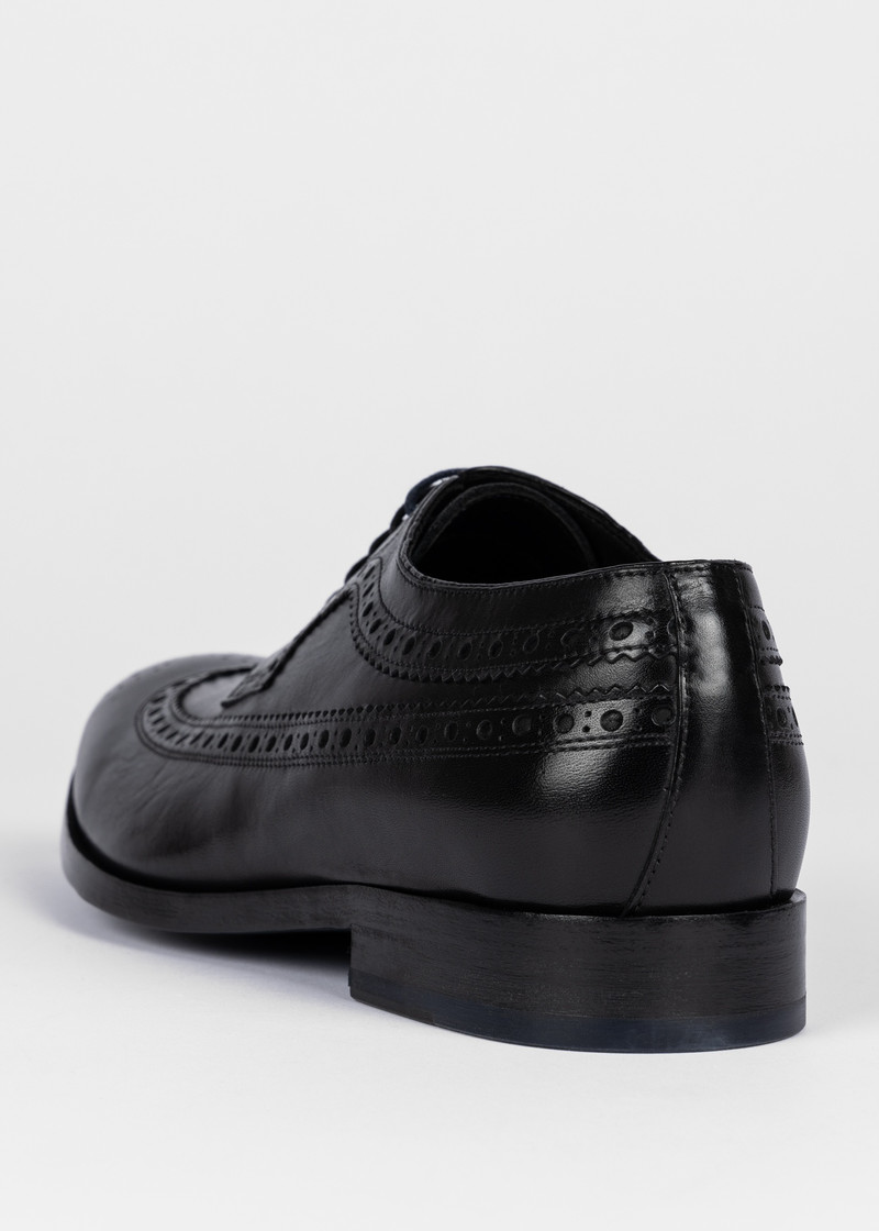 Black Leather 'Ark' Brogues 3