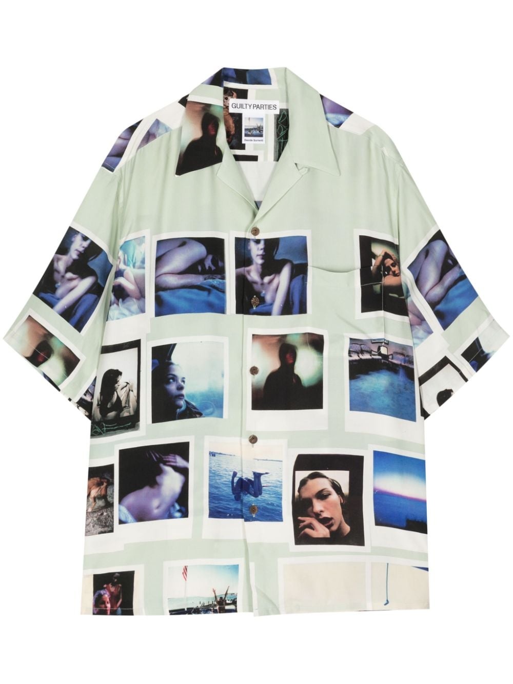 x DAVIDE SORRENTI photographic-print shirt - 1