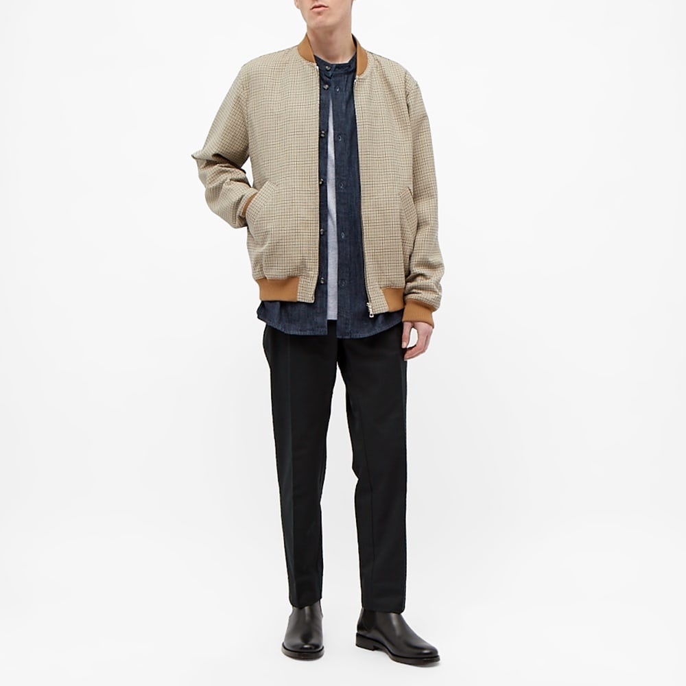 A.P.C. Gaston Checked Bomber Jacket - 5