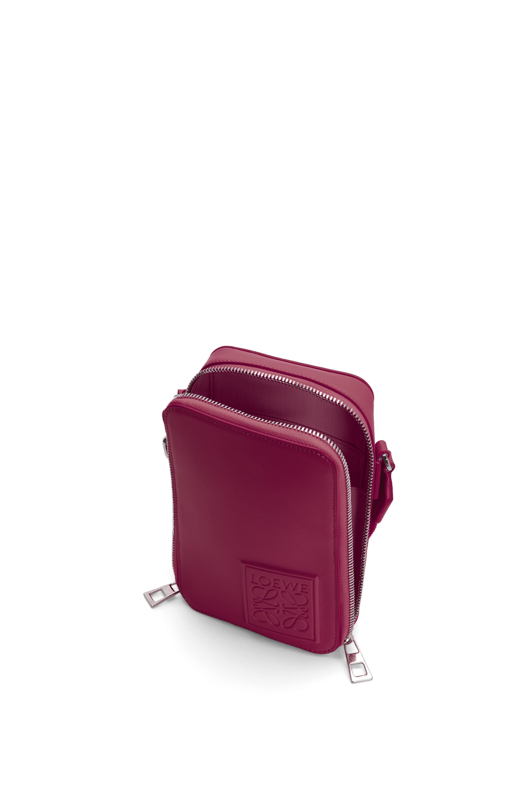 Vertical Crossbody Pocket in satin calfskin - 5