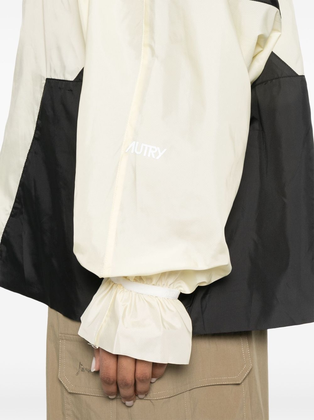 logo-print lightweight jacket - 5