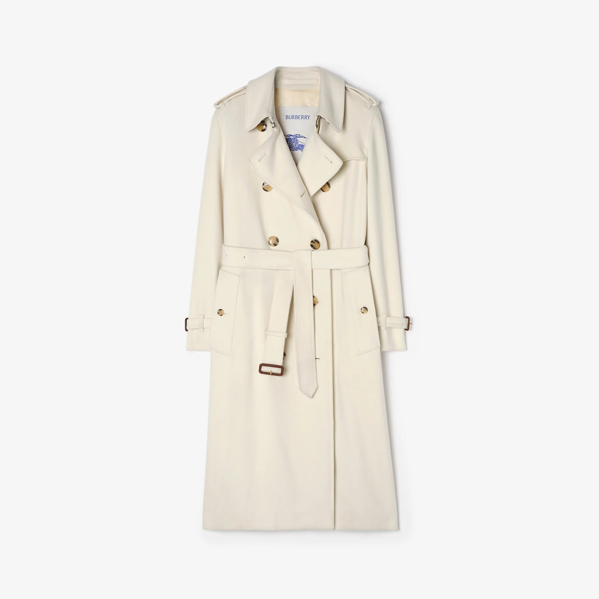 Long Cashmere Kensington Trench Coat - 1