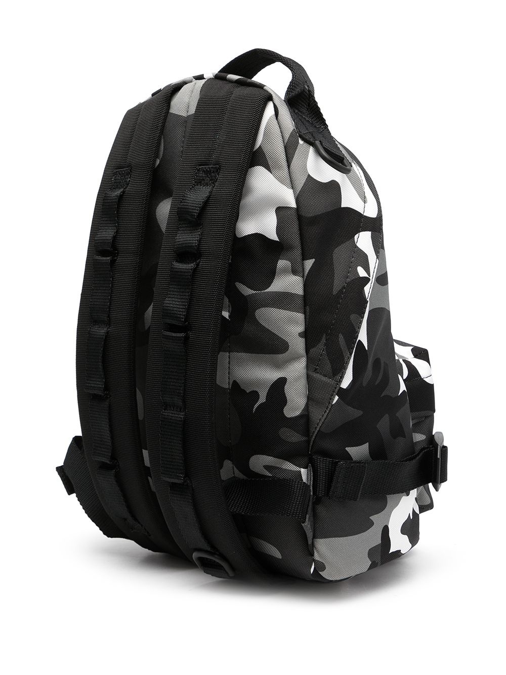 camouflage-print logo backpack - 3