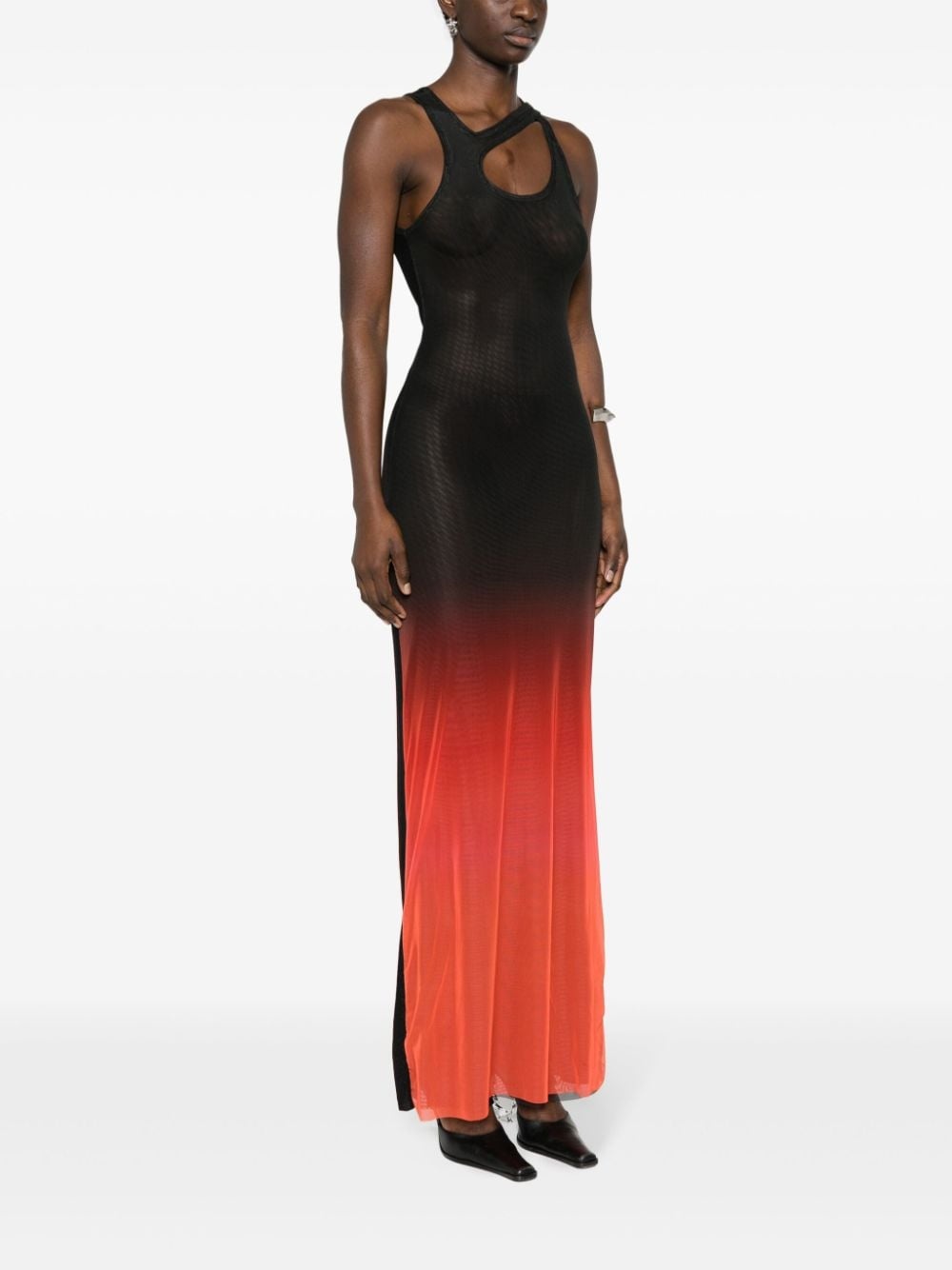 ombrÃ©-effect asymmetric dress - 3